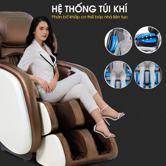 Ghế massage toàn thân OTO Essentia ES-05A (màu đồng)